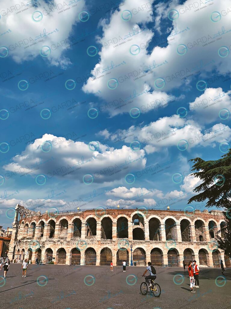 Verona – clouds above the Arena