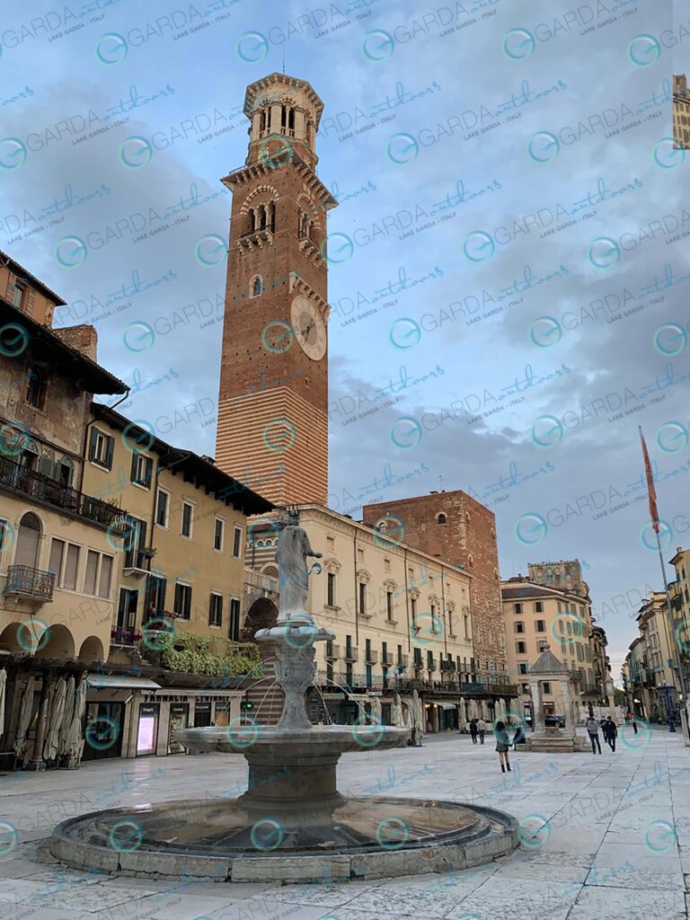 Verona – Piazza Erbe fountain