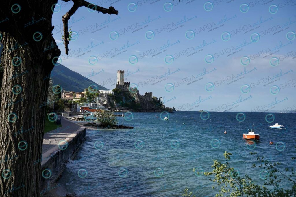 Malcesine Castle from the promenade