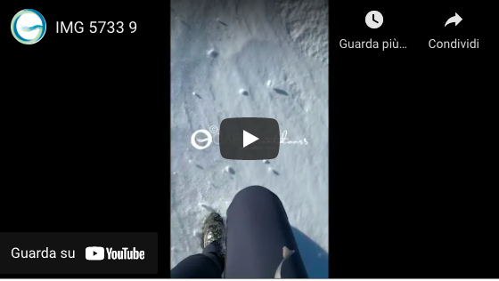 Video camminata sulla neve